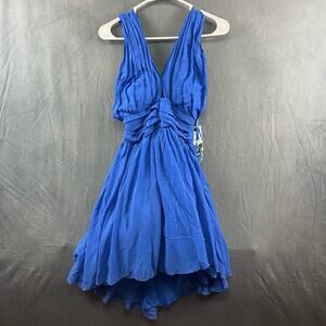 Way-In Halter Pleated Mini Dress Nordstrom Layered New With Tags Size 5 Juniors